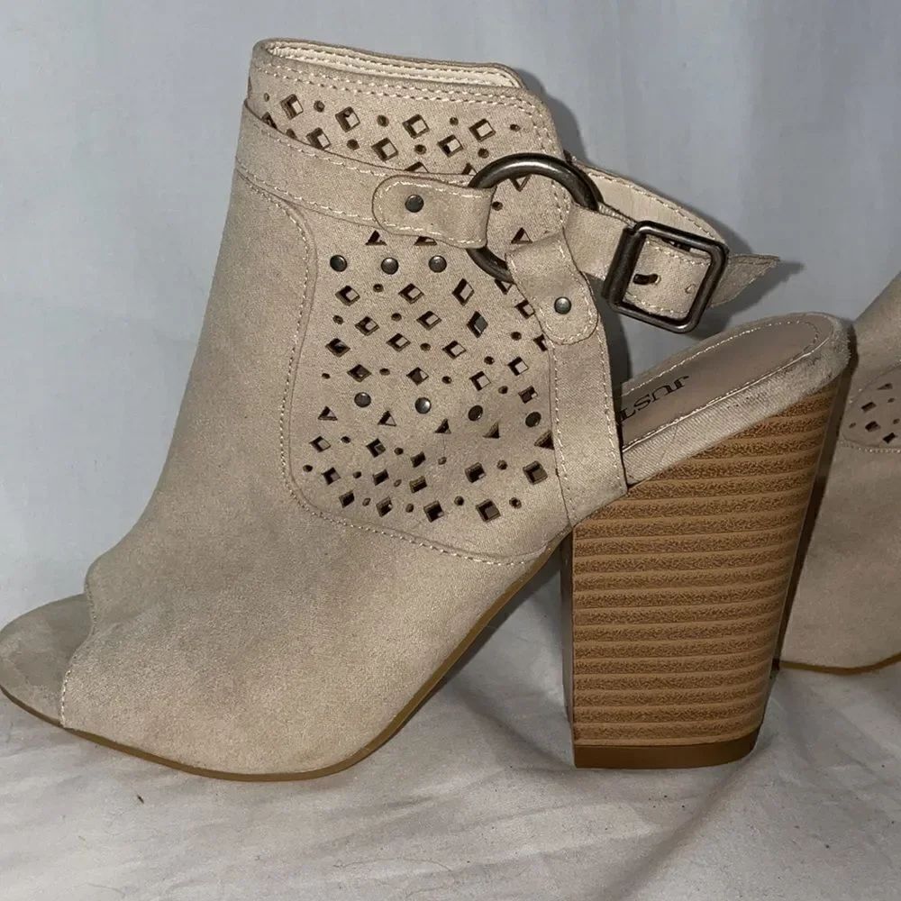 Just fad open toe sling back wide heal - Picture 10 of 12